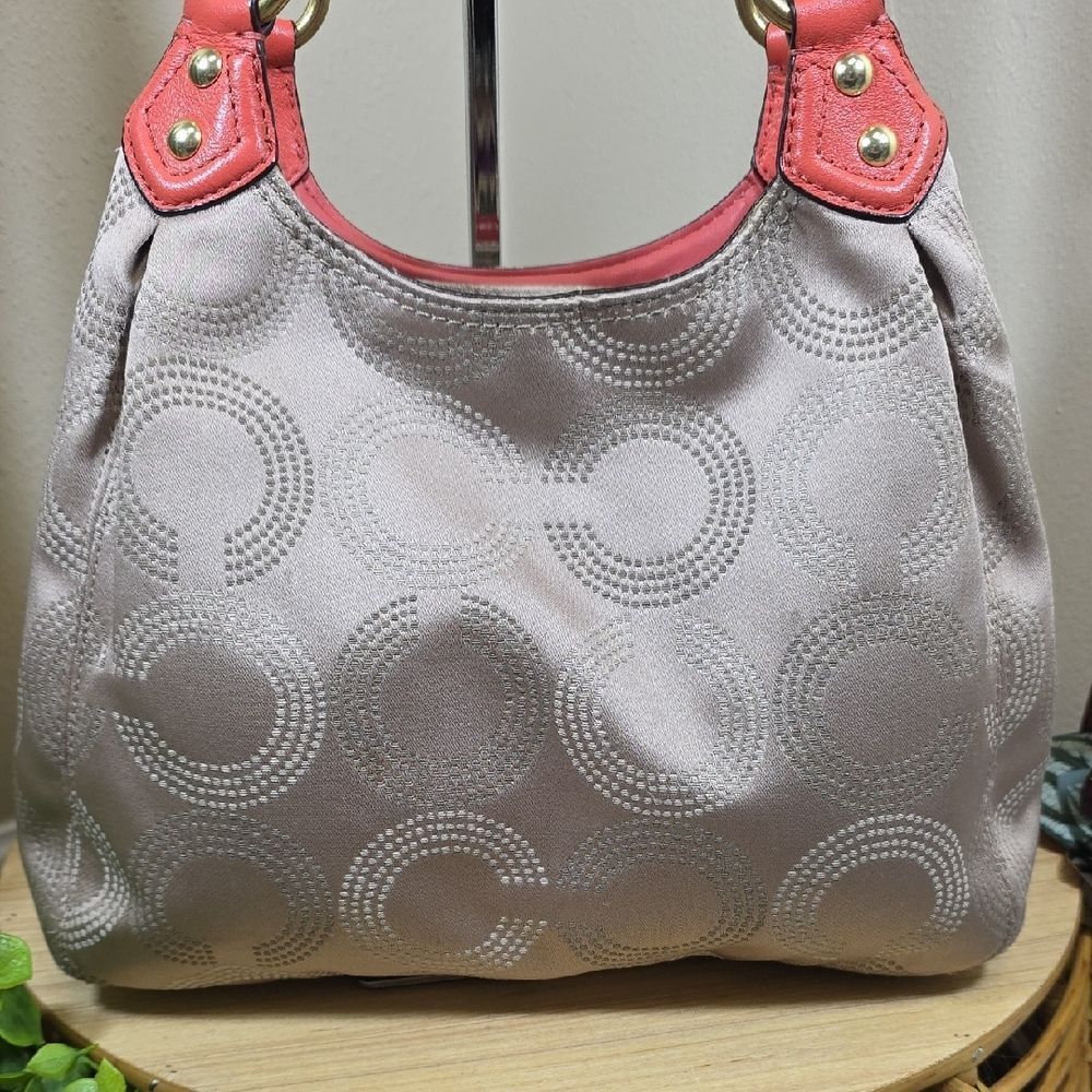 Coach Ashley Op Art Hobo + Matching Wallet - Picture 4 of 16